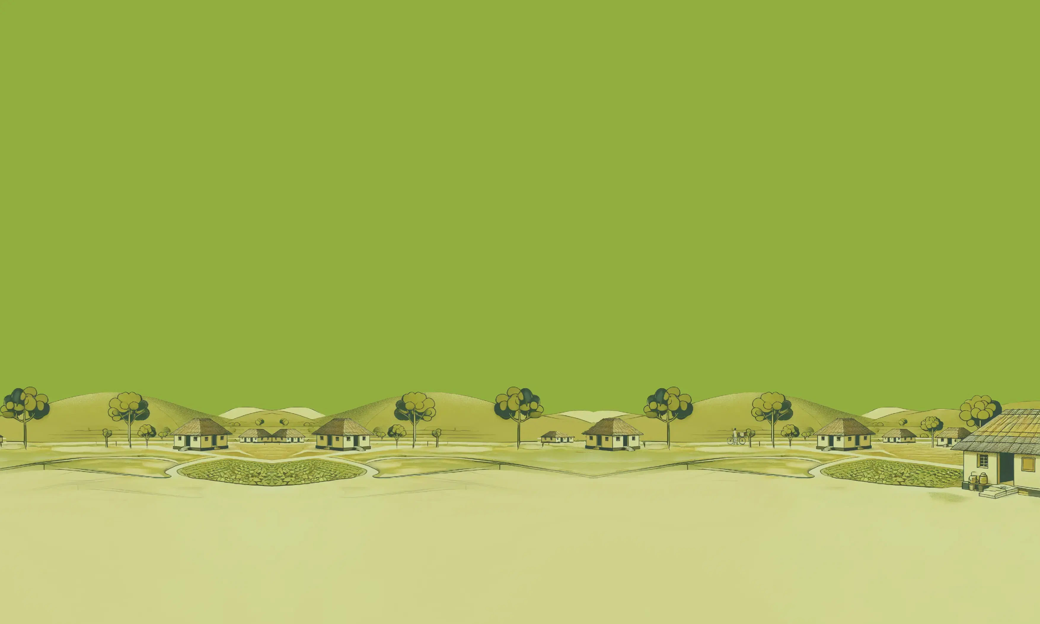 Indian village landscape